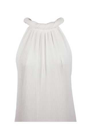 Abito lungo in maglia a coste bianco ALBERTA FERRETTI | A048901032002